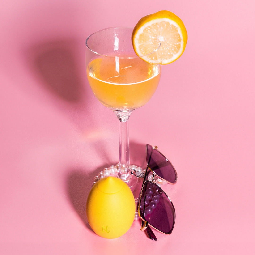 Lemon clitoral vibrator — charging