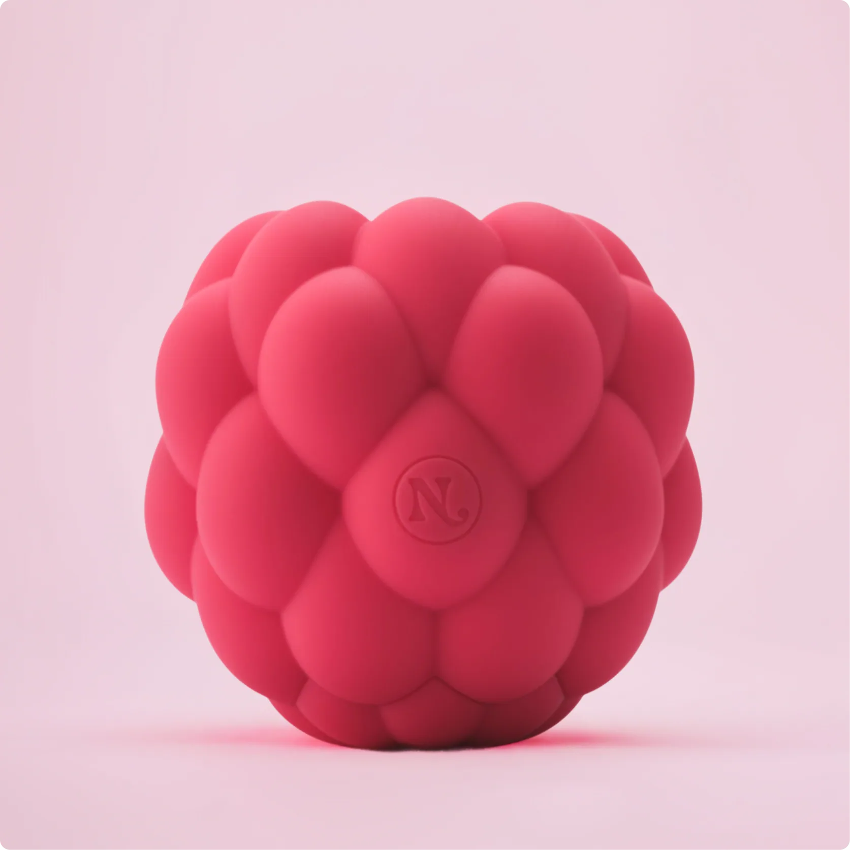 Berri Clitoral Vibrator (Raspberry) — front view